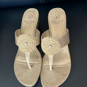 Women’s size 10 dressy wedge sandals